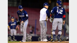 승부사 김경문, 직접 마운드에 오른 이유