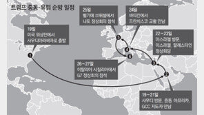사우디부터 방문… 이슬람권 불만 달래기