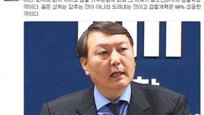 신동욱 “윤석열 서울중앙지검장 임명, 검찰개혁 99% 성공한 격”