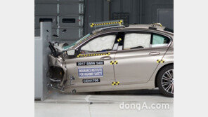 BMW 신형 5시리즈, 충돌 테스트 ‘만점’… 최고 수준 안전성 입증