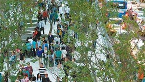 서울역 고가보행로 개장 첫날 15만명 다녀가… “햇빛 피할 데 없어 너무 불편해요”