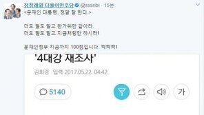 정청래, 4대강 감사에 “문재인 대통령 정말 잘 한다…지금까지 100점”