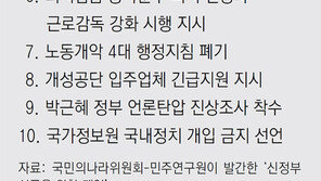 민주당 “취임 100일간 과감한 개혁을”