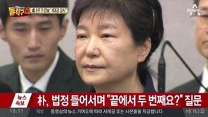 박근혜 전 대통령, 직업 질문에 “무직”…“국민참여재판 원치 않아” 