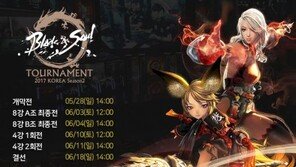 엔씨, '블레이드앤소울' 토너먼트 2017 KOREA 시즌2 개막