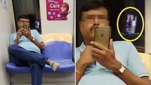 자연스럽게 ‘몰카’ 찍던 변태男이 간과했던 것 (영상)