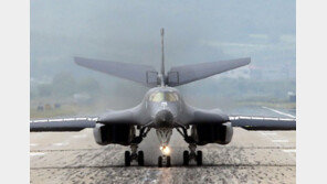 美 B-1B 전략폭격기, 한반도 전개