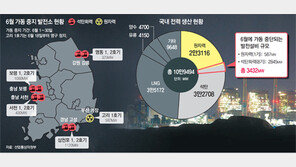 火電 8기 멈추는데… 때이른 폭염에 전력예비율 ‘뚝’