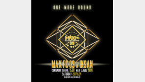 40대 노련함 vs 20대 패기…‘MAX FC 09’ 24일 빅뱅