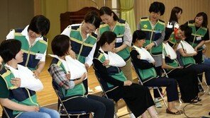 삼각붕대로 응급처치