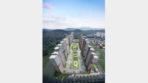 넓은 동간거리 갖춘 공원형 아파트 ‘힐스테이트 본촌’