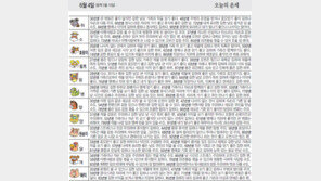 [오늘의 운세/6월4일]