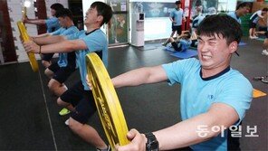 이 악물고… 경찰 꿈꾸는 청년의 땀