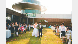 백화점 옥상정원 결혼식