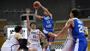 농구대표팀, 대만에 역전패…동아시아선수권대회 준우승