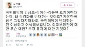 김진애 “국민의당 ‘강경화 채택불가’, 이상하고 어색해 보여” 