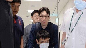 [동아포토]빅뱅 탑, 휠체어 타고 퇴원