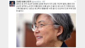 송민순 등 전직 외교장관 ‘강경화 지지 성명’…신동욱 “포퓰리즘 도 넘었다”