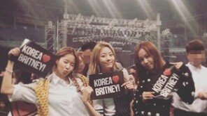 멜로디데이 예인·차희·여은 “웰컴 브리트니”…내한공연 인증샷 공개
