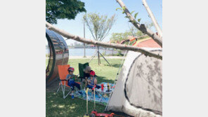 “피곤하지만, 쌍둥이 위해”…박은혜, 워킹맘의 주말캠핑