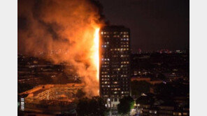 런던 24층 건물서 대형 화재, 소방관 200명 출동…사진보니 ‘충격’