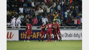 A조 판도, 그야말로 오리무중…본선행 2위 싸움,시리아·카타르도 가능