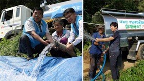 우유차로 논에 물대고… 마트는 비축 채소 풀어