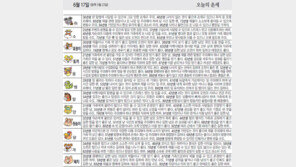 [오늘의 운세/6월17일]