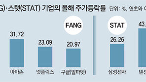 FANG 거품 ‘팡’ 터지면… STAT 주가 ‘스타트’