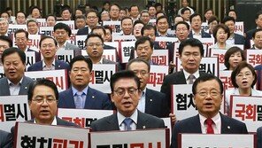 한국당-바른정당, 상임위 보이콧 “강경화 임명에 항의… 냉각기 필요”
