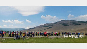 아득한 몽골 초원에 올레길 열렸다