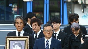 [동아포토]대학로 떠나는 故 윤소정