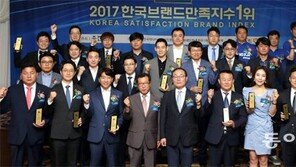 ‘2017 한국브랜드만족지수 1위’ 시상식