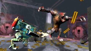 에일리언과 싸우는 메카닉 액션 게임. 에일리언 클리너 출시