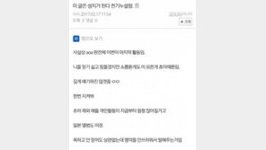 “AOA 마지막 활동…이 모든 게 초아 때문” 네 달 전 탈퇴 예측 ‘성지글’ 화제