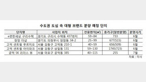 “도심권 브랜드 분양 쏟아진다”