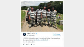 쓰러진 교도관 구한 죄수들의 착한 행동, ‘감형’으로 보답?