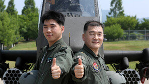 육군 헬기 조종사 준사관 父子 탄생