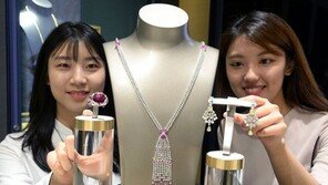 5억6150만원 목걸이, 6억6850만원 귀걸이