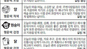 [스포츠동아 오늘의 운세] 2017년 6월 29일 목요일 (음력 5월 6일)