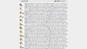 [오늘의 운세]6월 29일