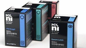 [Bio 의약]혈행개선 등 9가지 맞춤형 건강 제품 ‘마이니’ 출시 