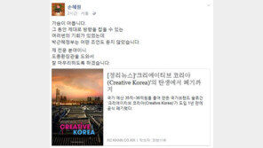 손혜원 “크리에이티브 코리아 폐기, 가슴 아파… 박근혜정부 어떤 조언도 듣지 않았다”