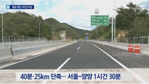 “서울→동해, 90분” 서울 양양 고속도로 30일 개통…통행료는?