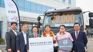볼보트럭코리아, 수입 상용차 최초 누적 판매 ‘2만대’ 돌파