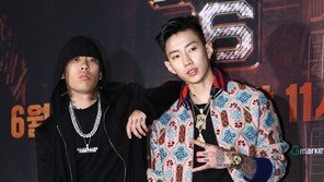 [동아포토]도끼-박재범 ‘한 팀으로 뭉쳤어요~’