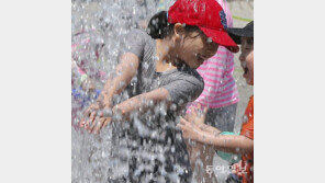 “바닥분수서 놀 때 유행성 눈병 조심하세요”