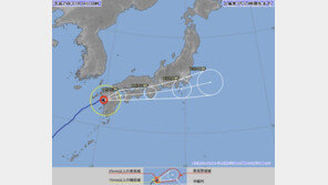 태풍 난마돌 日규슈 상륙, 시간당 50mm 폭우 …경로? “한반도엔 영향 無”