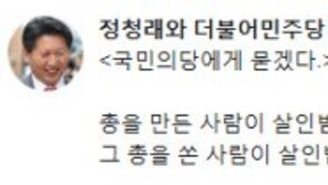 정청래 “국민의당, 총 쏜 사람이 살인범 아닌가?…추미애 대표 잘못 없어”