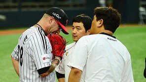 [콤팩트뉴스] LG 허프, 좌측 햄스트링 통증 느껴 교체